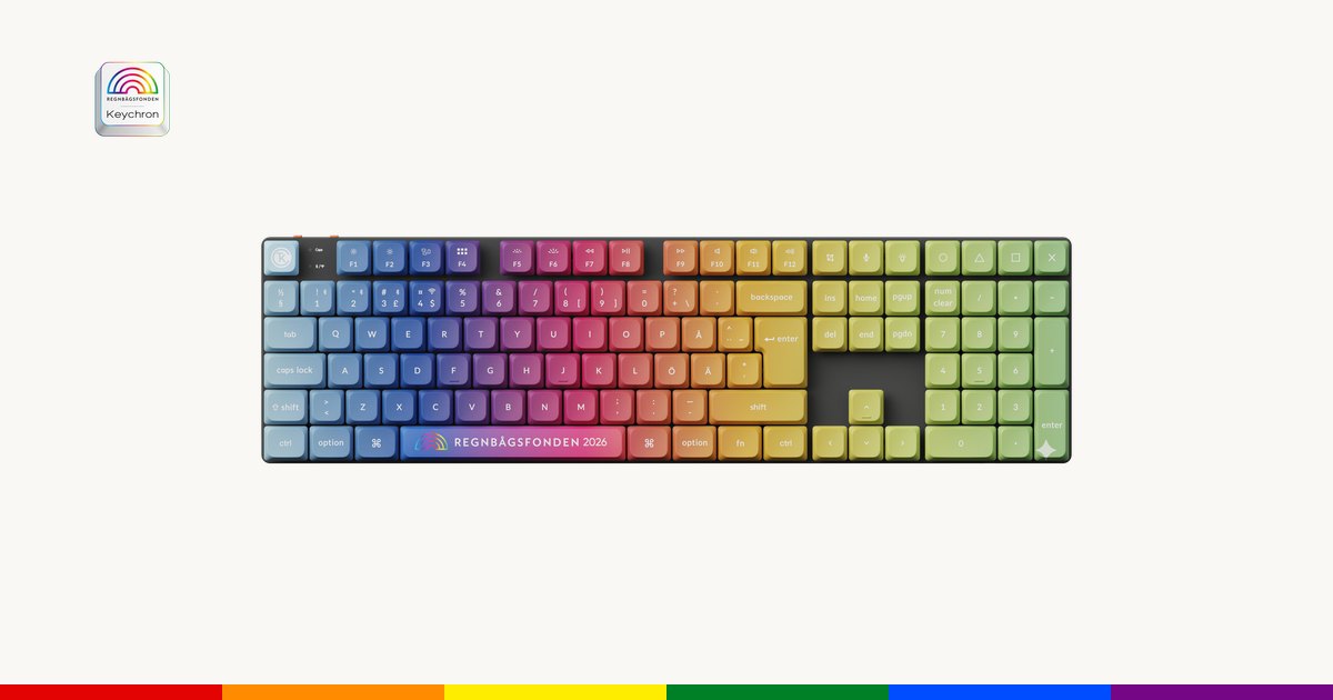 Keychron Charity – Support The Rainbow Foundation