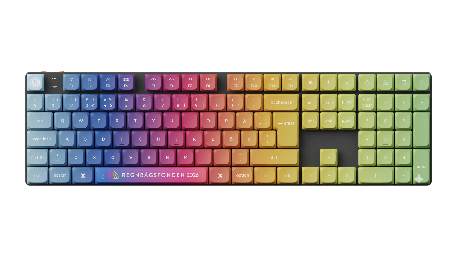 Keychron K5 Max Limited Edition Regnbågsfonden